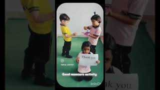 Good Manners activity by the students of Nursery Class kidsactivities goodmanner goodvibes [upl. by Cash921]