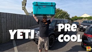 YETI Cooler Preperation PreCool amp Pre Ice [upl. by Neztnaj]