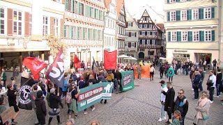 Demonstration und Protestcamp zum Thema Wohnraum [upl. by Ameekahs953]