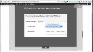 Upload and Embed documents PDF DOC PPT etc in WordPress Site like SlideShare and Scribd [upl. by Cadmarr]