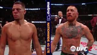 UFC 202 Conor McGregor and Nate Diaz Octagon Interviews [upl. by Vincelette153]