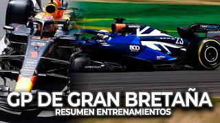 RED BULL LIDERA y WILLIAMS DESTACA en CASA  PRÁCTICAS GP de GRAN BRETAÑA  F1 2023 [upl. by Rolandson]