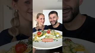 Vegetarische Lasagne für den Sommer 🌱☀️  REWE Deine Küche [upl. by Lyford]