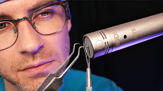 SPINE TINGLING ASMR Ear Examination 👂😴 Ultra Sensitive Personal Ear Cleaning Checkup [upl. by Amador983]