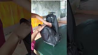 Mochila rodinha 360 graus carrinho resitente água escola faculdade viagens [upl. by Louella]