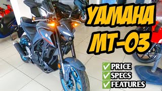 Motor Na Pang Brusko Yamaha MT03 Actual Unit Review amp Price [upl. by Etnoel]