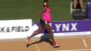 Pregnant Olympian Runs at US Championship [upl. by Harad268]