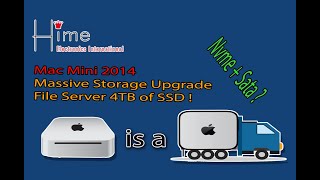 Hime Hardware Massive Mac Mini 2014 Storage Upgrade English Polish subtitles [upl. by Kristianson]