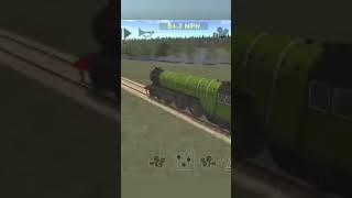 Flying Scotsman Goes Too Fast trainandrailyardsimulator shorts [upl. by Orth]