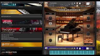 Kontakt The Grandeur Piano Cuan grande Piano y Omnisphere 2 Pad [upl. by Hourigan]