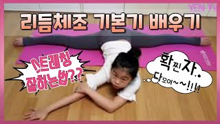 리듬체조 기본동작 배워보기 Learning basic rhythmic gymnastics moves YenTV [upl. by Magnum]