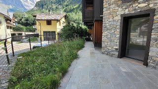 ALLOGGIO CON VERDE E CON VISTA MONTE BIANCO A COURMAYEUR AO [upl. by Aisyat960]