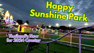 Analysis of Happy Sunshine Park  Thailands NEW for 2024 Coaster [upl. by Aniretac663]