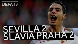 SEVILLA 22 SLAVIA PRAHA UEL HIGHLIGHTS [upl. by Martijn]