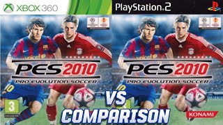 PES 2010 Xbox 360 Vs PS2 [upl. by Isaacson]