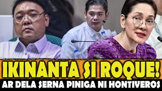 PINIGA ni Hontiveros Travel Companion ni Roque KUMANTA GINISA sa Senado [upl. by Maynord85]