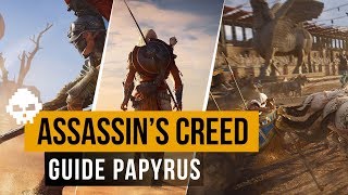 Assassins Creed  Guide Papyrus Alexandrie [upl. by Llevel]