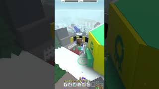 Donating SNOW CUB to the Sticker Printer beeswarmsimulator roblox beesmas [upl. by Nanis]