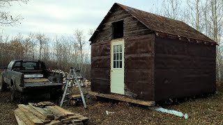 Offgrid Workshop Project Pt 2  Installing a Door Fixing Structural Issues [upl. by Nosirb]