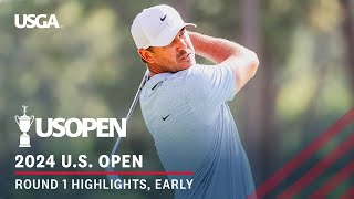 2024 US Open Highlights Round 1 Early [upl. by Ondine]