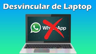 Como desconectar mi WhatsApp de la computadora [upl. by Kernan]