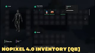 Nopixel 40 Inventory QB fivem gta5 fivemhighlights qbcorescripts [upl. by Atiuqehc88]