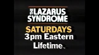 Lifetime network promo  The Lazarus Syndrome pre1986 [upl. by Sherl136]