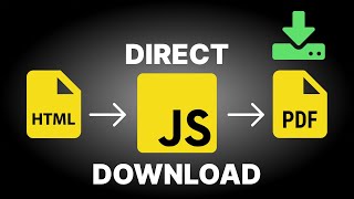 DIV to PDF Iframe to PDF using JavaScript Only with CSS amp Images Support [upl. by Aratas479]