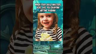 when the guild master asks are you enjoying mythic raiding wow worldofwarcraft warcraft [upl. by Devina]