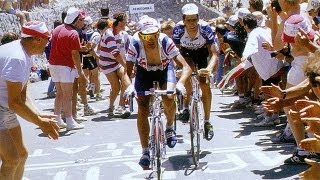 Tour 1991 Etapa13 Subida a Val Louron  Indurain [upl. by Arolf]