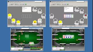 Hydra Poker Bot automatically playing on 888Poker [upl. by Eenet887]