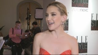 Elle Style 2013 Kate Hudson talks romantic dates kids body secrets and Valentines Day plans [upl. by Vevina792]