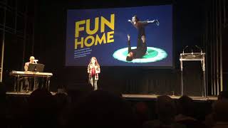 Fun Homes Ring of Keys performed by Hannah Levinson at the Mirvish 201718 Season Preview [upl. by Hillyer936]