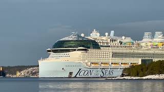 ICON OF THE SEAS  The Worlds BIGGEST cruise ship departing Meyer Turku shipyard 29112023 [upl. by Franz]