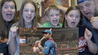 MS DHONI TRAILER  AMERICAN FAMILY REACTION [upl. by Joost557]