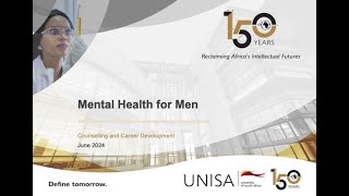 Mental Health for Men [upl. by Gibbeon75]