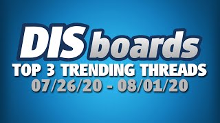 Top 3 Trending Threads  DISboards  080120 [upl. by Conah151]