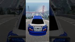 Supercar Long Jump Challenge 🚗💨  BeamNGdrive Test beamngdrive beamngdrivecrashes [upl. by Rednaeel505]