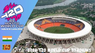 🇮🇳 🇱🇰 2026 ICC Mens T20 World Cup Stadiums [upl. by Zizaludba383]