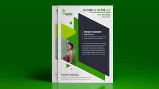 Corporate A4 Flyer Design  Photoshop CC Tutorial [upl. by Peltz91]