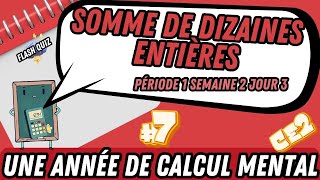 Somme de dizaines entières P1S2J4 evaluation [upl. by Acirred]