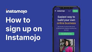 How To Sign Up on Instamojo 2020 Latest  Get your own forever free online store [upl. by Ettolrahs227]