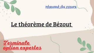 le théorème de Bézout [upl. by Retrop]