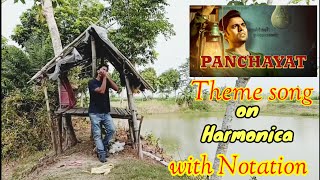 Panchayat Theme Song Harmonica Version  Asish Sarkar harpandwhistle [upl. by Aleek70]