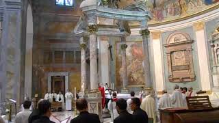 Mozarabic Mass in Rome 4 Pater Noster [upl. by Ahcirt298]