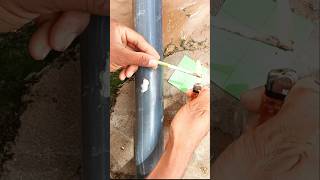 How you can repair pipes using cigarettsdiy foryou shortsvideo pipe ideas cigarette [upl. by Fleda982]