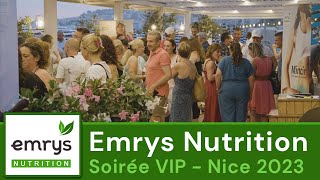 SOIRÉE VIP EMRYS NUTRITION NICE 2023 l Aftermovie Emrys [upl. by Yvette]