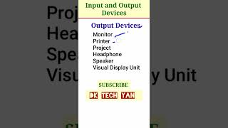 Input device and output device education computerknowledge viraltech technology [upl. by Thor]