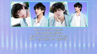 BTS  SINGULARITY LETRA FACIL  FACIL PRONUNCIACION [upl. by Gamal]