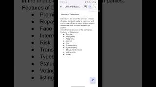 what is debentures and its features  debentures and its features in hindi debentures class12thsp [upl. by Namaj]
